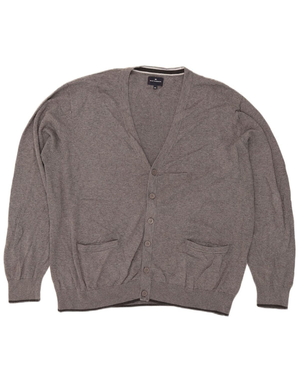 Ανδρικό πουλόβερ Marks & Spencer Blue Harbor Cardigan 2XL Γκρι βαμβακερό
