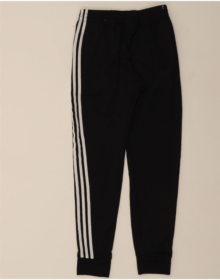 ADIDAS Mens Tracksuit Trousers Joggers Small Black Polyester Vintage Adidas and Second-Hand Adidas from Messina Hembry 