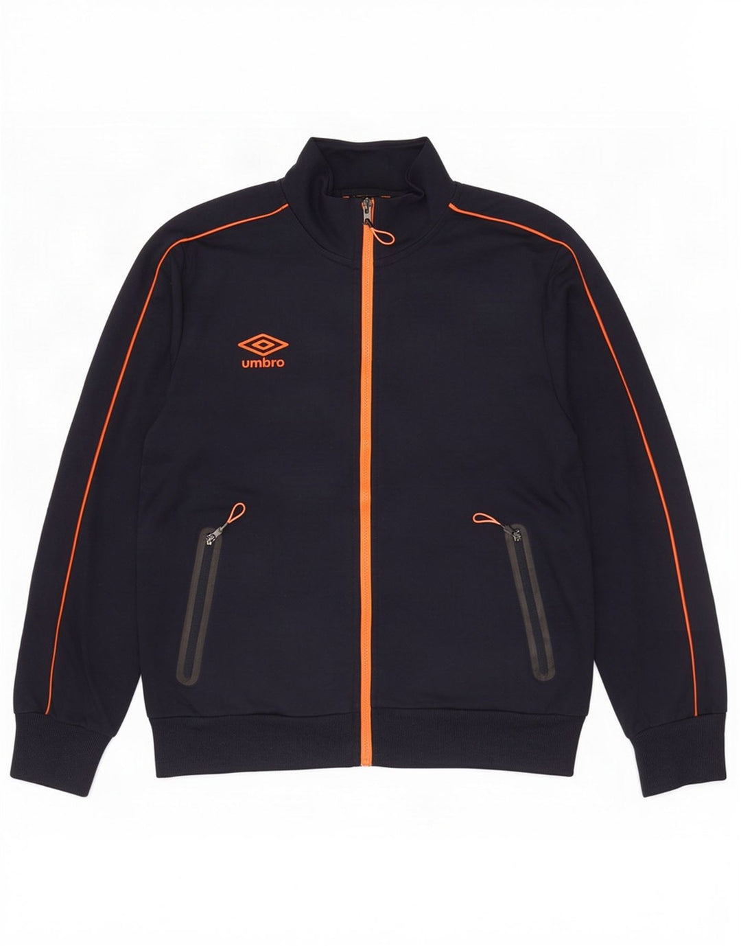 Ανδρική αθλητική φόρμα Umbro Μπουφάν με μεσαίο μπλε ναυτικό πολυεστέρα