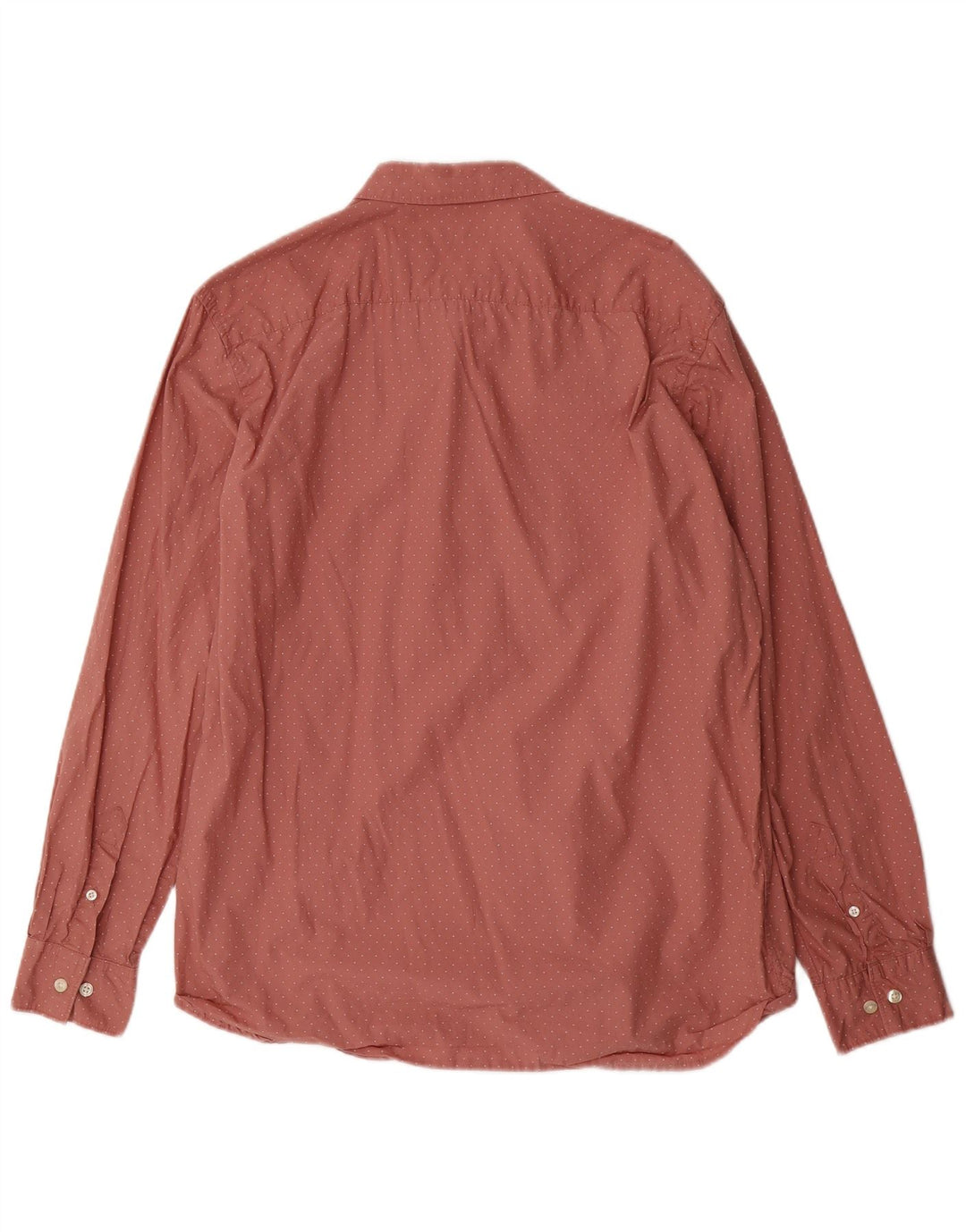 ΓΑΛΛΙΚΗ ΣΥΝΔΕΣΗ Ανδρικό πουκάμισο XL Βουργουνδία με στίγματα από βαμβάκι