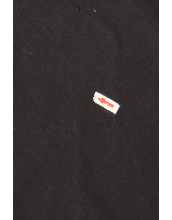 Ανδρικό μπλουζάκι Nike Swoosh Graphic Μπλουζάκι μεσαίο μαύρο βαμβακερό