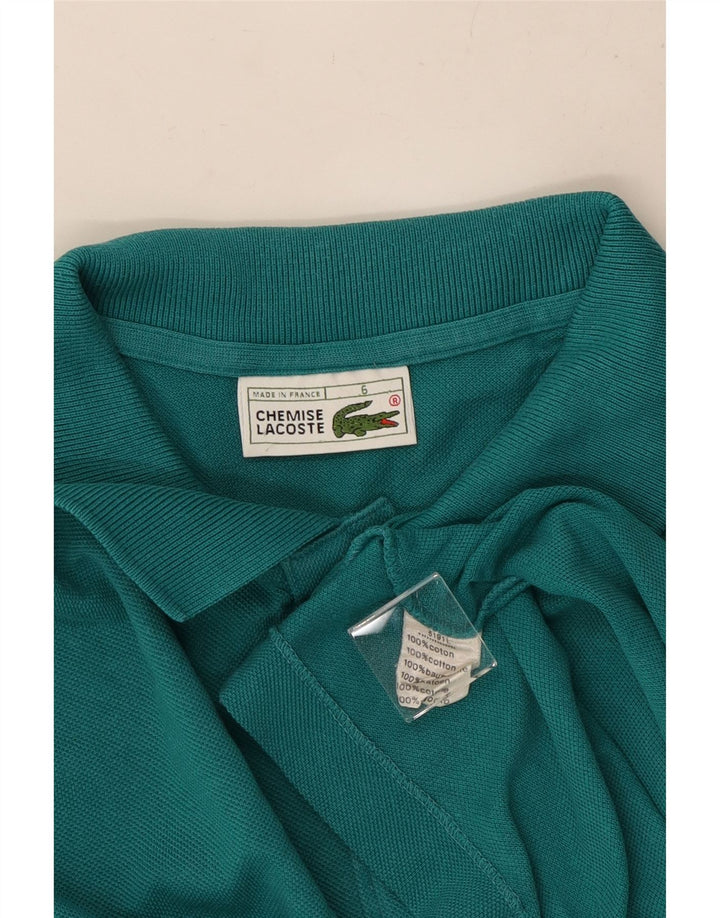 Ανδρικό μπλουζάκι πόλο LACOSTE, μέγεθος 6 XL, βαμβακερό τιρκουάζ