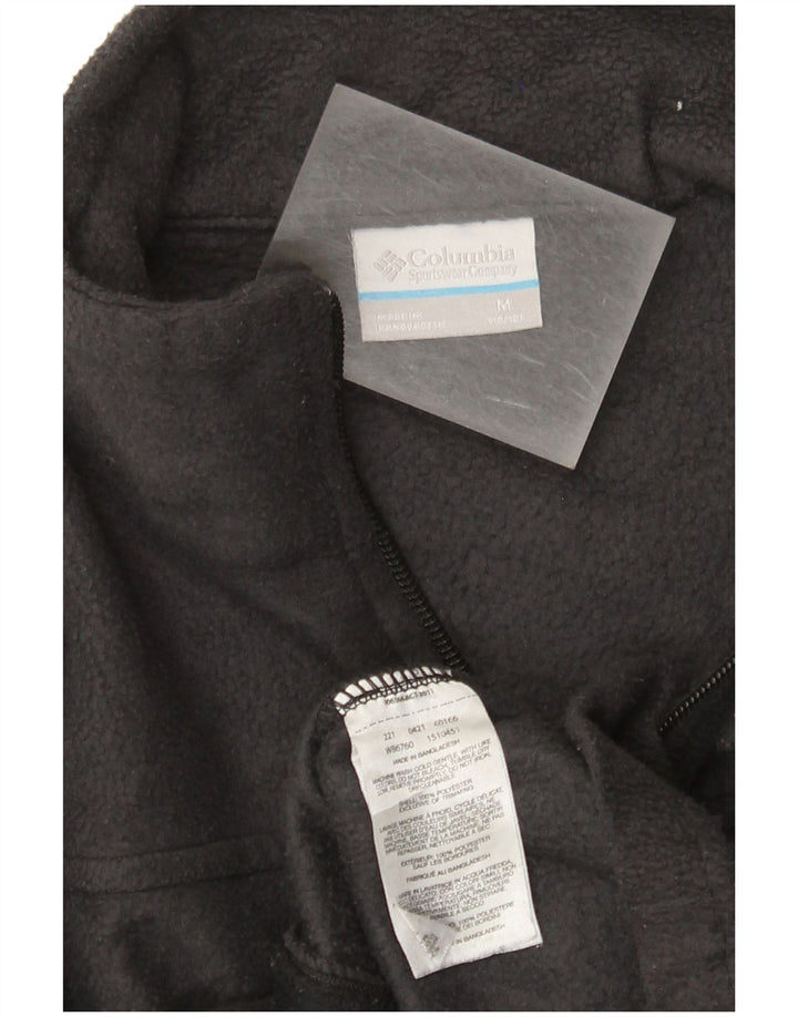 Columbia Girls Fleece Jacket 10-11 Years Medium Black Polyester