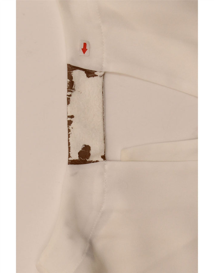 Zara Γυναικεία Αμάνικη Μπλούζα Μπλούζα UK 18 XL Λευκή