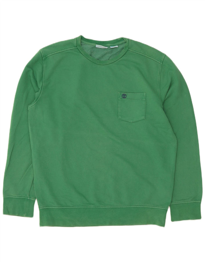 Ανδρικό φούτερ Timberland Jumper Μεγάλο Πράσινο Βαμβακερό