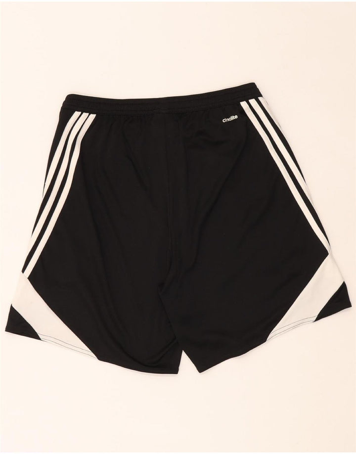 ADIDAS Mens Climalite Sport Shorts Medium  Black Colourblock Polyester Vintage Adidas and Second-Hand Adidas from Messina Hembry 