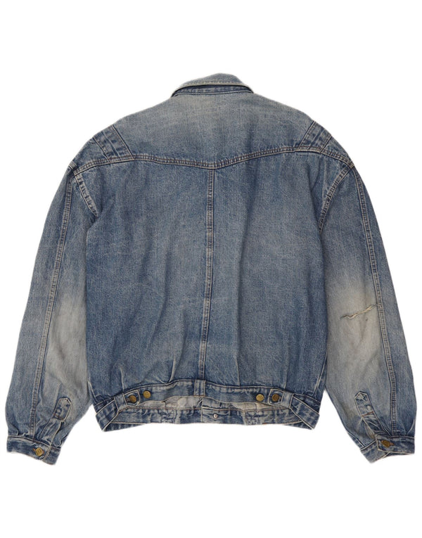 Vintage Ανδρικό Τζιν Μπουφάν UK 42 XL Μπλε