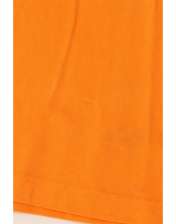 KAPPA Mens Polo Shirt Large Orange Cotton