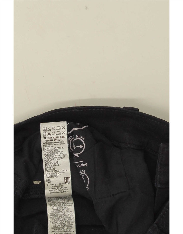 Marks & Spencer Γυναικεία Slim Jeans W36 L29 Navy Blue Cotton