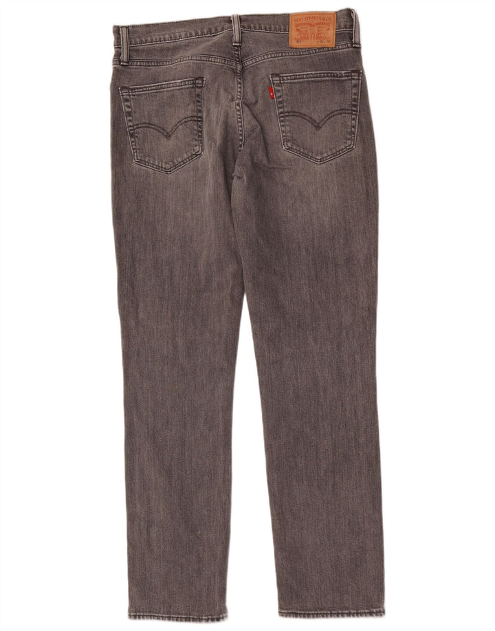 Levi's Mens 511 Slim Jeans W33 L32 Γκρι βαμβακερό