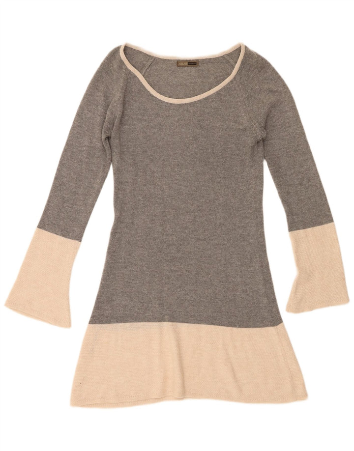 Cesare Paciotti 4US Γυναικείο φόρεμα πουλόβερ IT 42 Medium Grey Colourblock