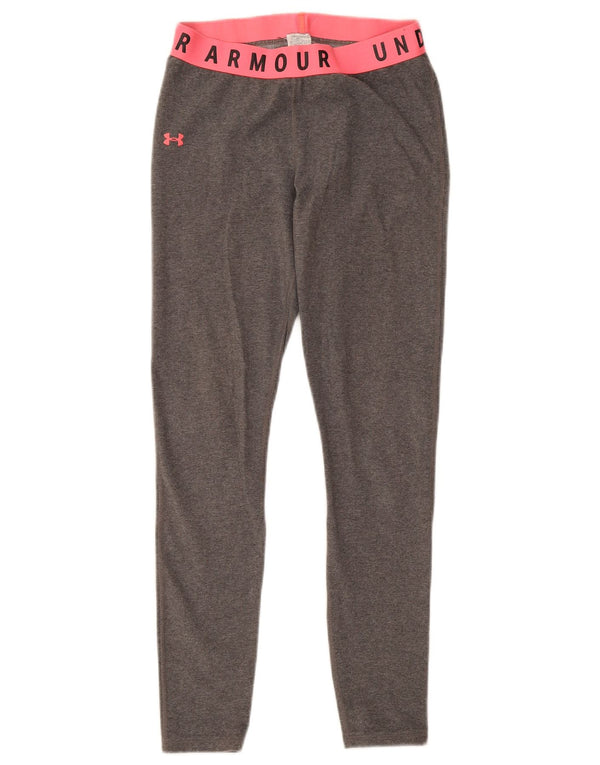 Under Armour Γυναικεία γραφικά κολάν UK 4 XS Grey Colourblock