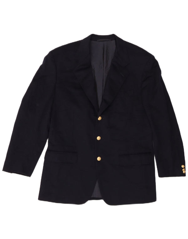 Cantarelli Ανδρικό σακάκι με 3 κουμπιά σακάκι IT 52 XL Navy Blue Wool