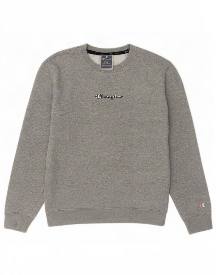 Ανδρικό φούτερ Champion Jumper Μικρό βαμβακερό σε γκρι φλιτζάνι