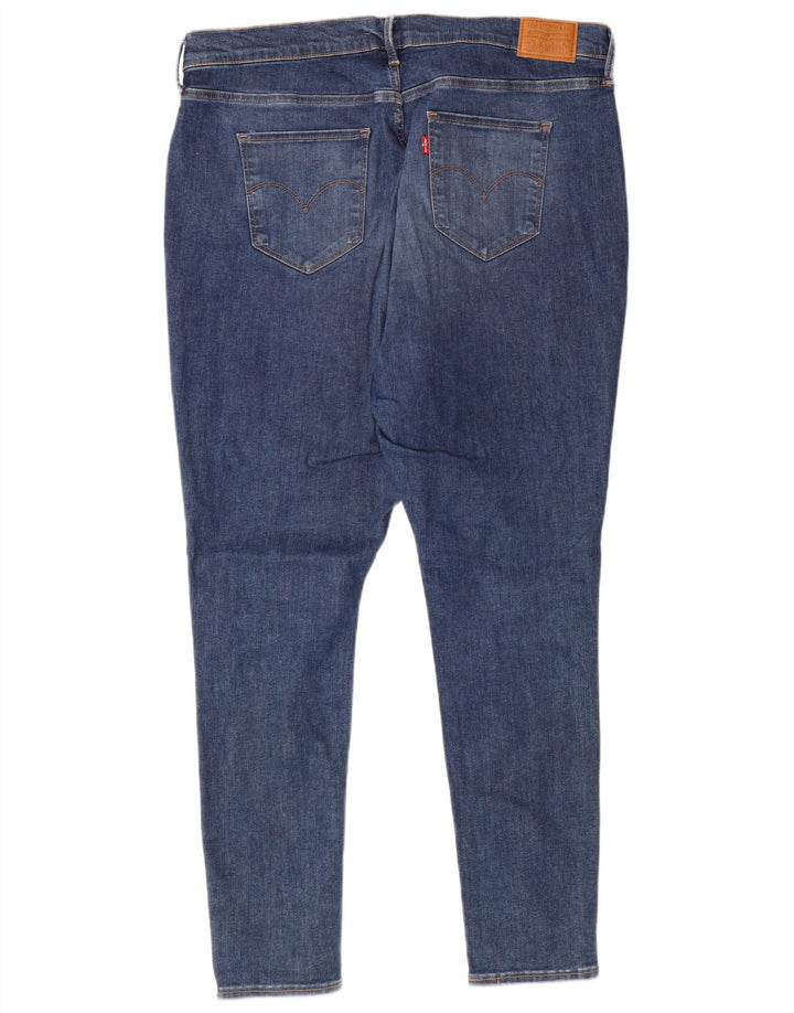 LEVI'S Γυναικείο 720 Ψηλόχρωμο Super Skinny Τζιν US 20 3XL W40 L29 Μπλε