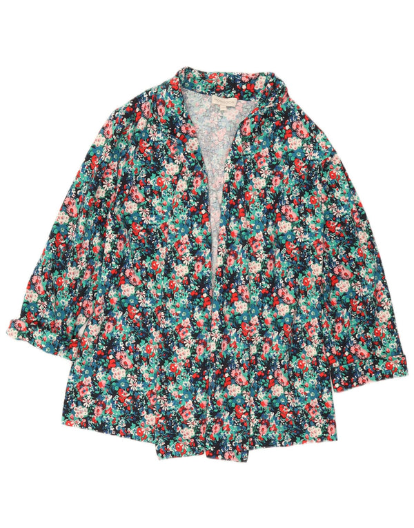 MONSOON Γυναικείο Open Blazer Jacket UK 14 Medium πολύχρωμο Floral