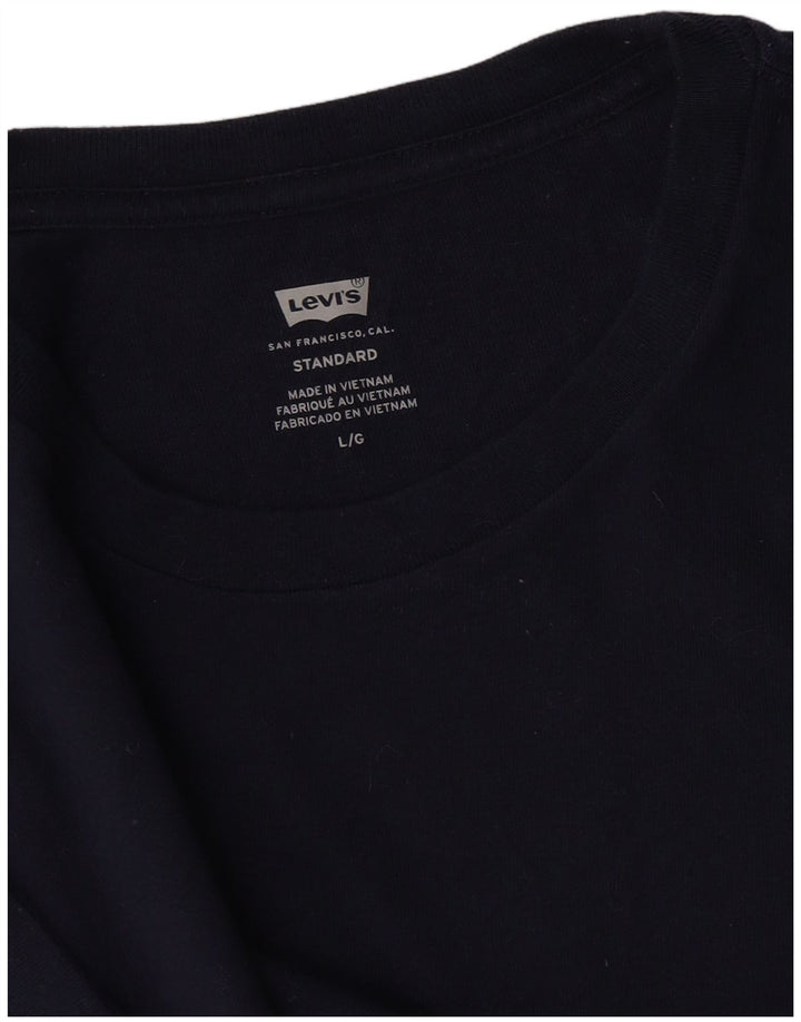 Ανδρικό T-Shirt LEVI'S Top Large Navy Blue