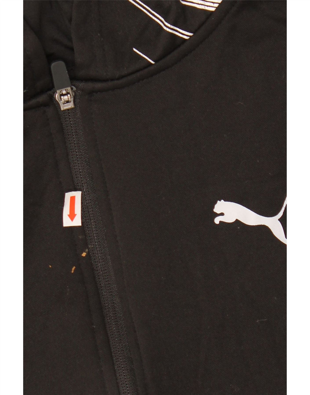 Πουλόβερ PUMA Boys Graphic Zip Hoodie 10-11 ετών Μεσαίο μαύρο πολυεστέρα