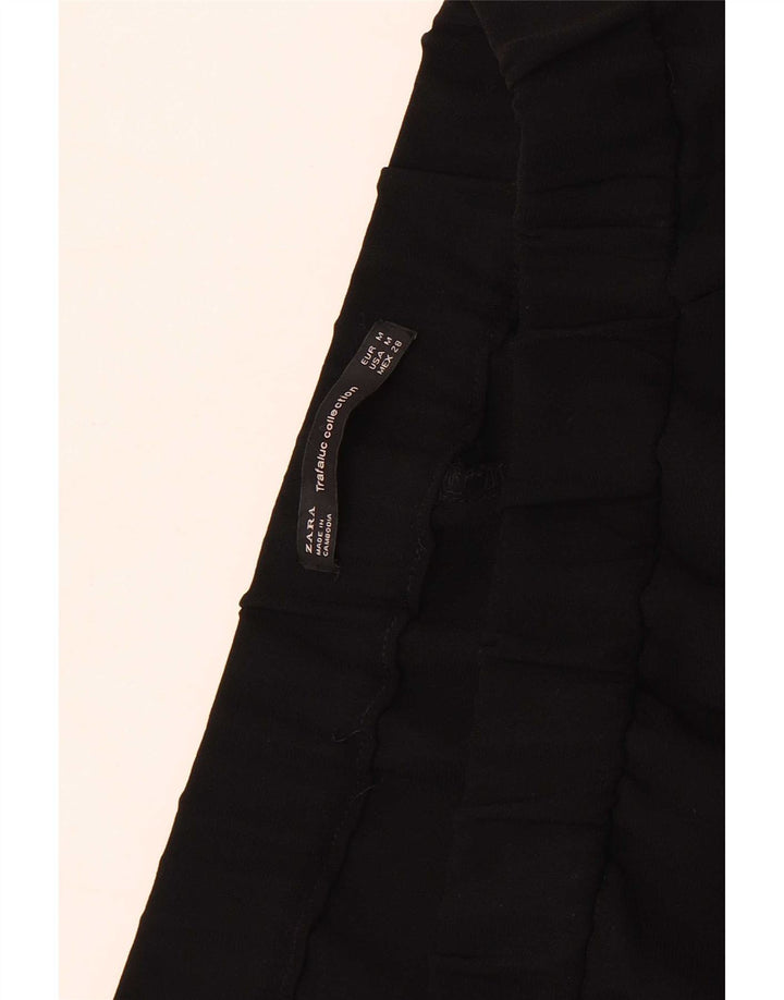 Zara Γυναικείο Παντελόνι Trafaluc Capri Medium W28 L19 Μαύρο
