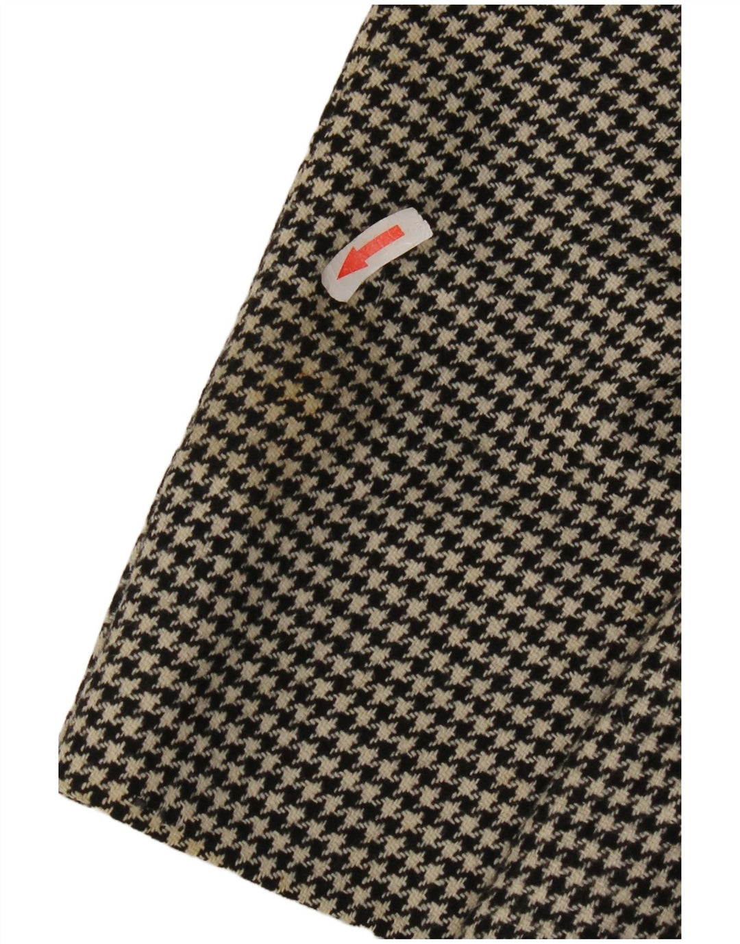 Marks & Spencer Mens Long Blazer Jacket UK 40 Medium Black Houndstooth