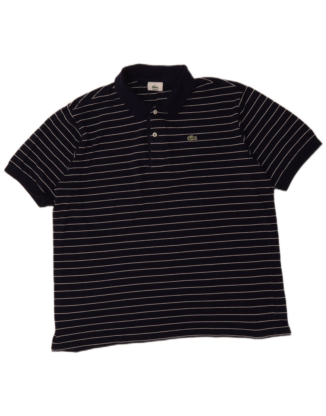 Ανδρικό μπλουζάκι πόλο Lacoste, μέγεθος 7 2XL Navy Blue ριγέ