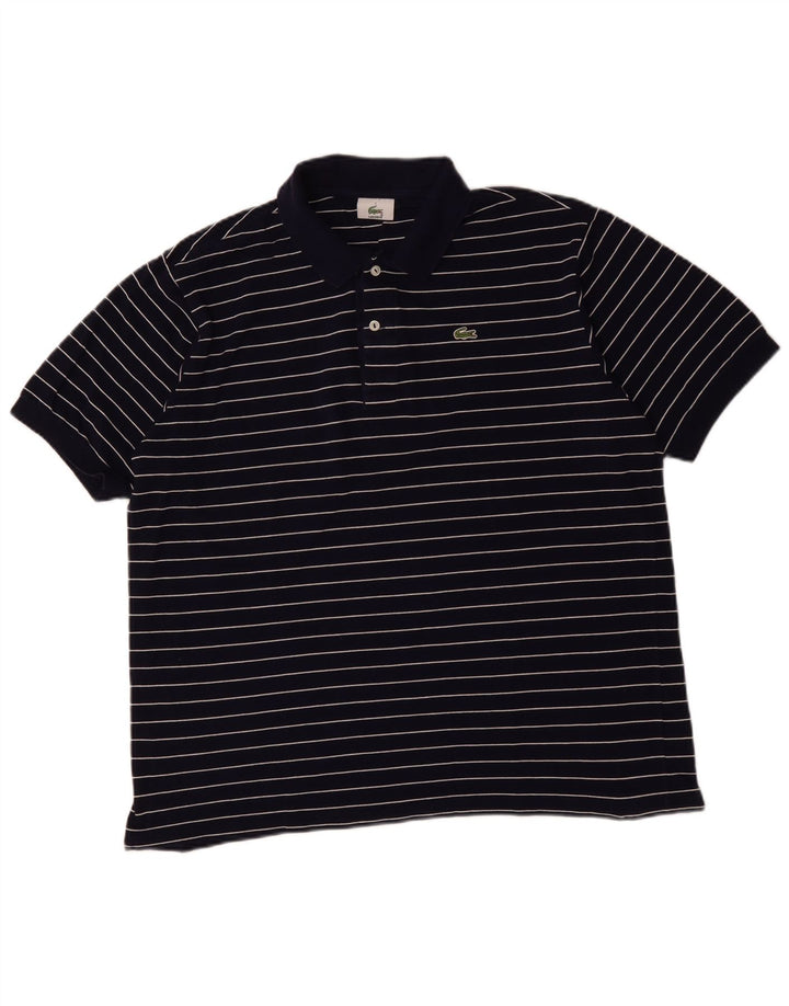 Ανδρικό μπλουζάκι πόλο Lacoste, μέγεθος 7 2XL Navy Blue ριγέ