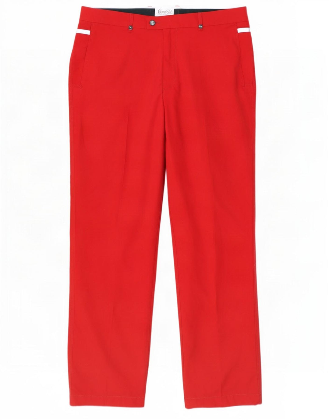 Ανδρικό ίσιο παντελόνι Kartel W38 L33 Red Polyester