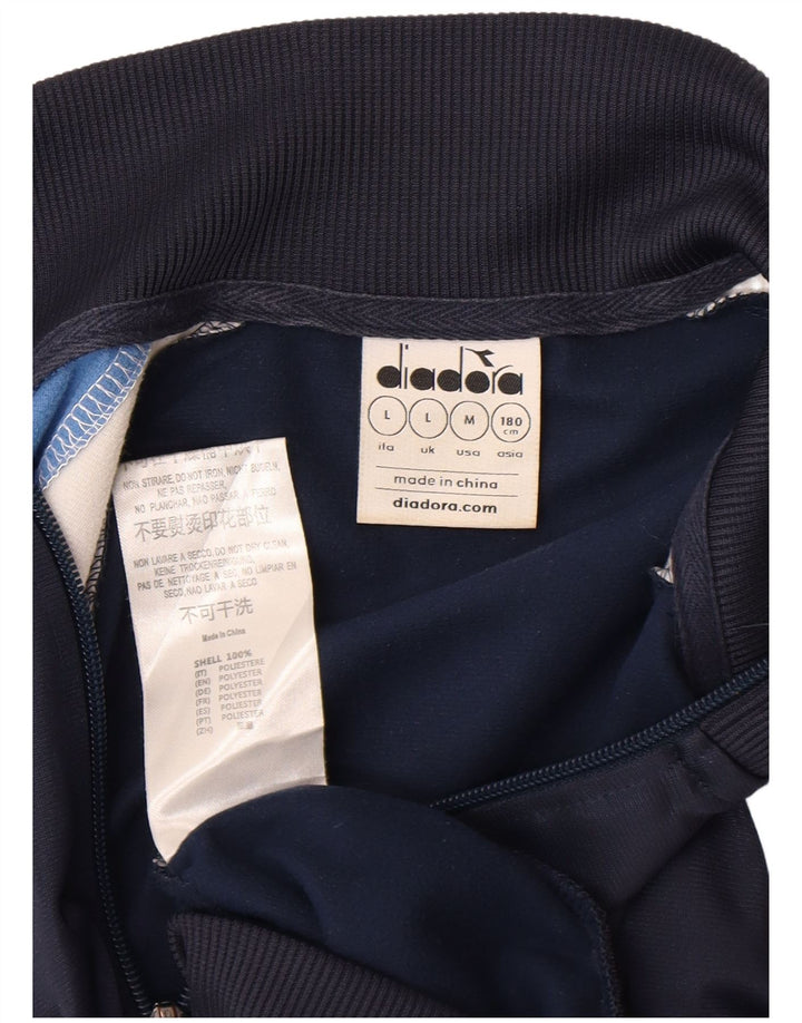 Ανδρική φόρμα Diadora Top Jacket Μεγάλο μπλε ναυτικό χρώμα πολυεστέρα