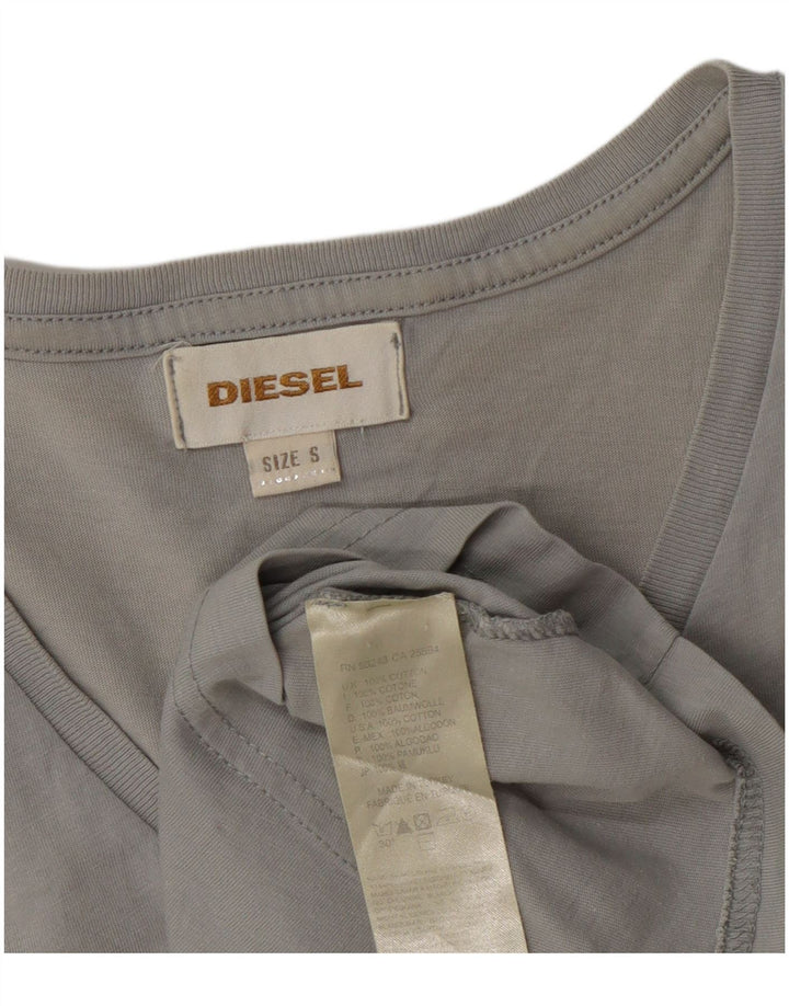 Ανδρικό T-Shirt Diesel Top Μικρό Γκρι Βαμβακερό