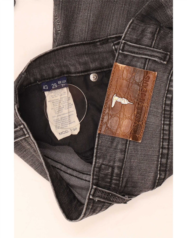 Γυναικείο τζιν Trussardi ίσιο W27 L28 Γκρι βαμβακερό