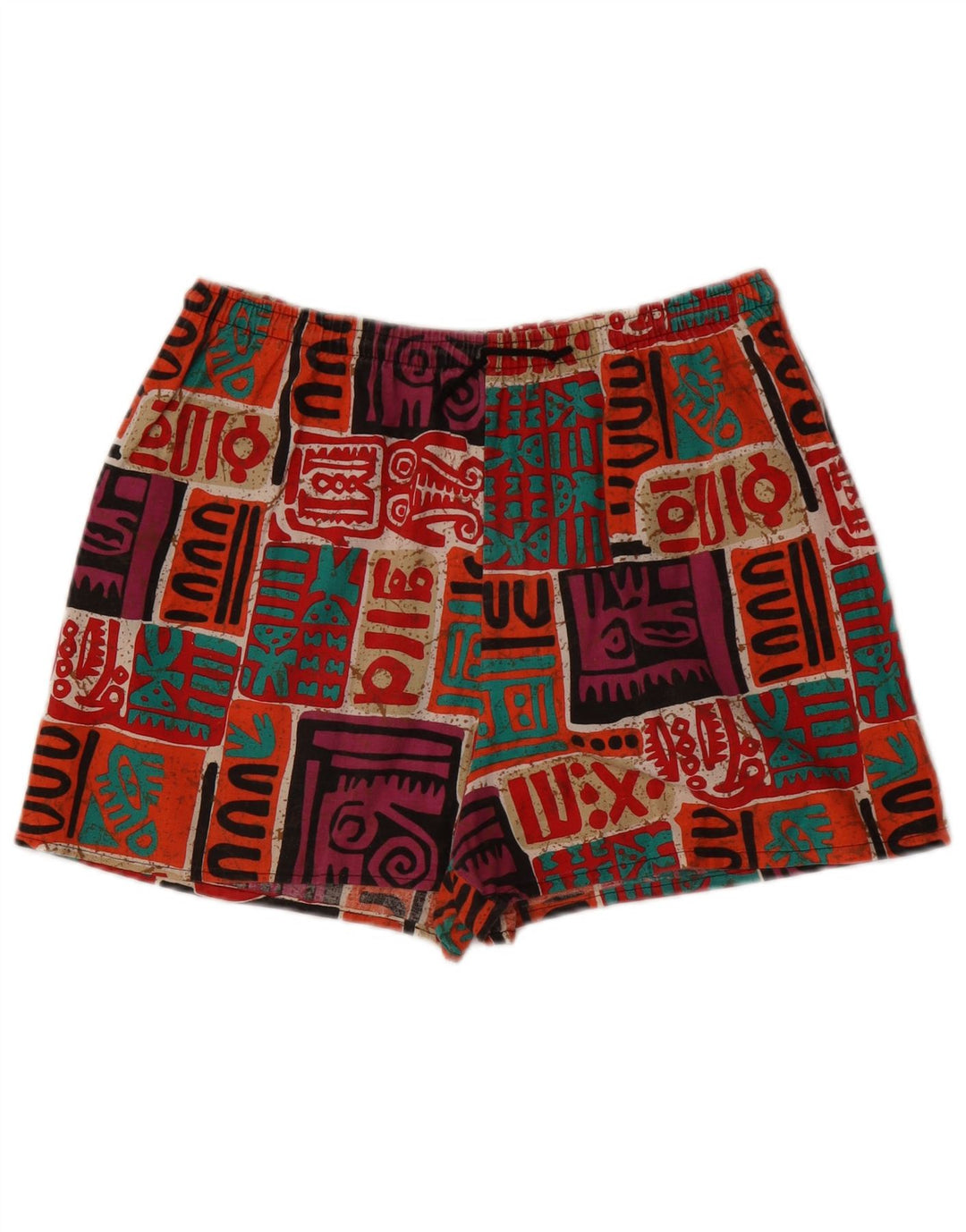 Vintage Ανδρικό Σορτς XL W38 Πολύχρωμο Βαμβακερό Patchwork