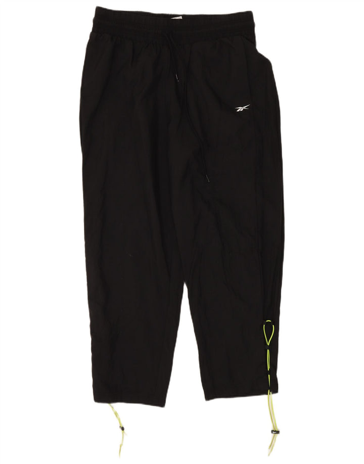 Reebok γυναικεία φόρμα παντελόνια UK 16/18 Large Black Polyamide