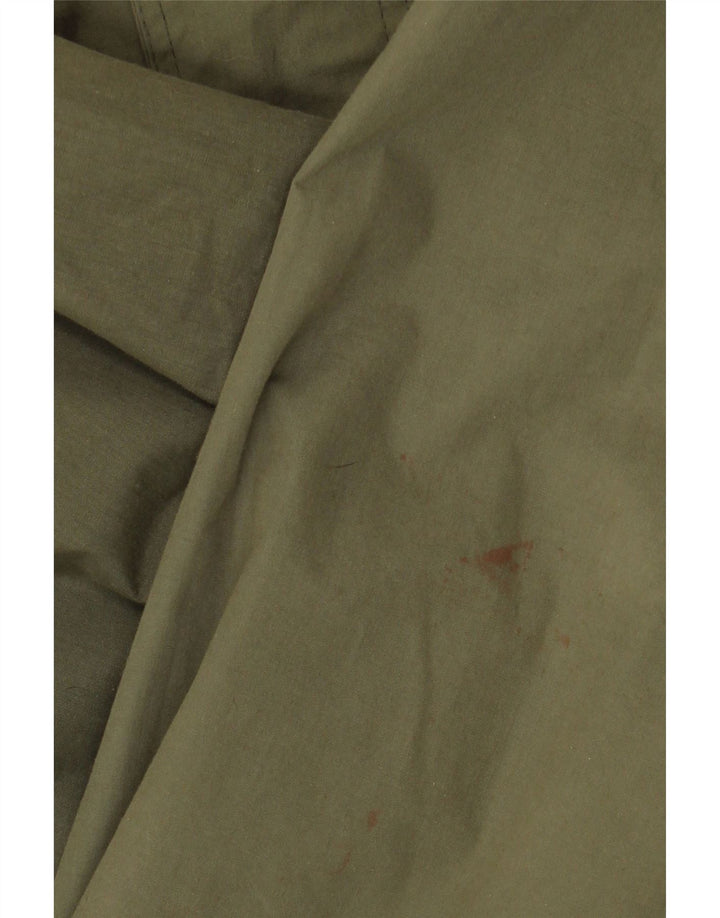 VINTAGE Ανδρικό κουκούλα Utility Jacket UK 38 Medium Khaki Polyester