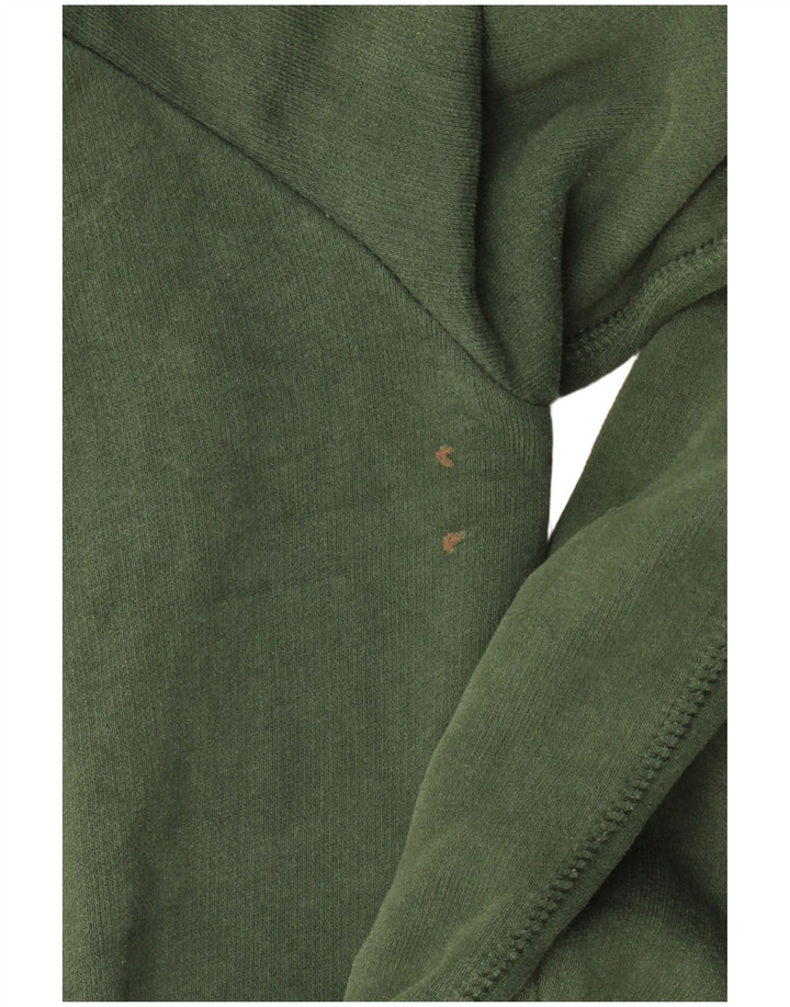 Ανδρικό πουλόβερ με κουκούλα με φερμουάρ SUPERDRY Μεσαίο Χακί