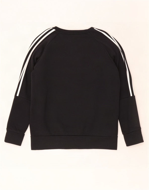Adidas Γυναικείο Φούτερ Jumper UK 16/18 μεγάλο μαύρο βαμβακερό