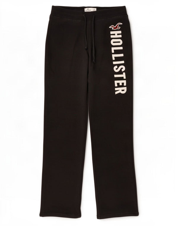 Hollister Γυναικεία φόρμα φόρμας γραφικά UK 6 XS Μαύρο βαμβακερό