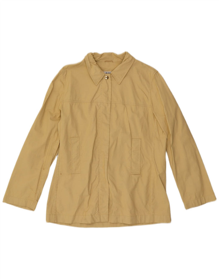 Marella Γυναικείο Bomber Jacket UK 14 μεγάλο κίτρινο βαμβακερό
