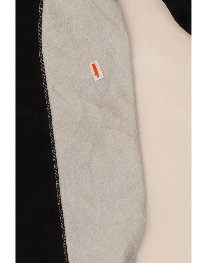 Eddie Bauer Ανδρικό φερμουάρ με λαιμόκοψη Fleece Jumper Μεγάλο μαύρο χρώμα πολυεστέρα