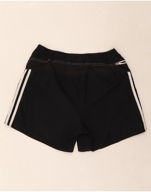 Ανδρικό σορτς Adidas Climalite από μεσαίο μαύρο πολυεστέρα