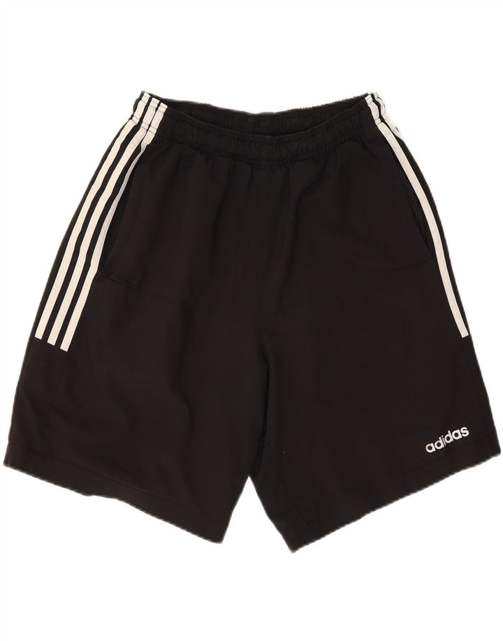 ADIDAS Mens Sport Shorts Medium Black Polyester Vintage Adidas and Second-Hand Adidas from Messina Hembry 