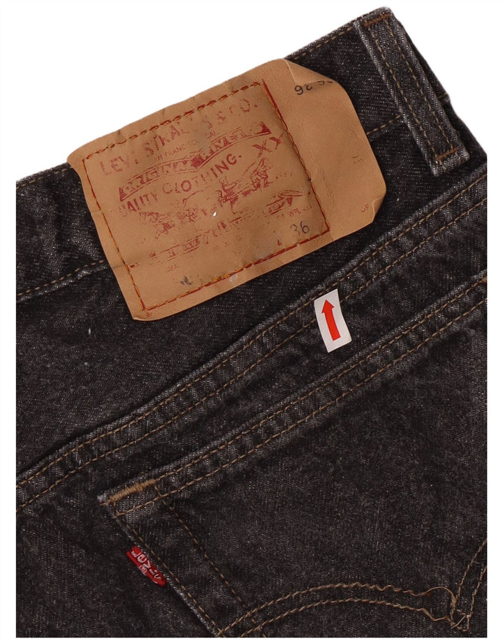 Ανδρικό τζιν LEVI'S ίσιο W36 L36 Γκρι βαμβακερό