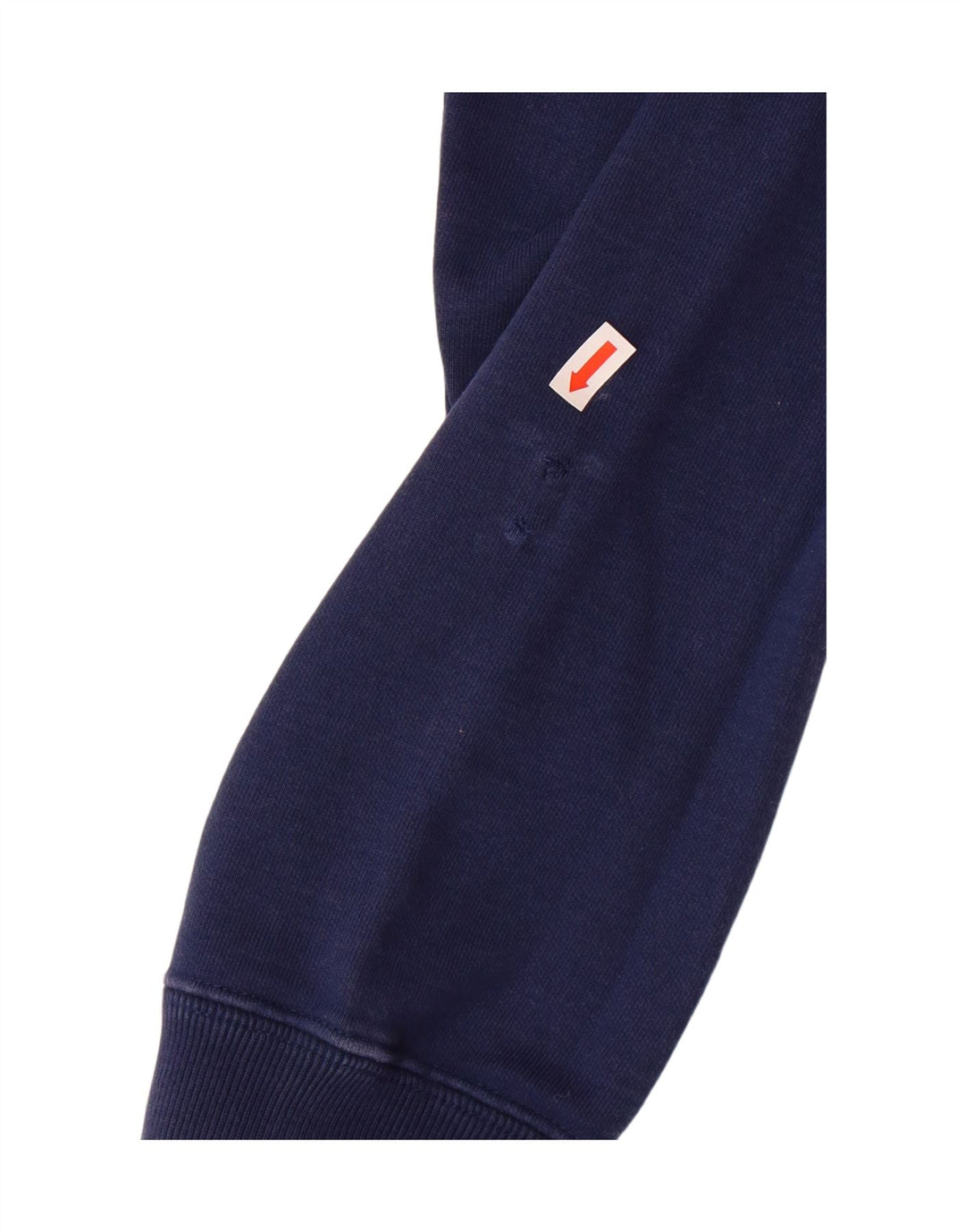 CHAMPION Womens Oversized Graphic Sweatshirt Jumper UK 14 Medium Navy Blue Vintage Champion and Second-Hand Champion from Messina Hembry 