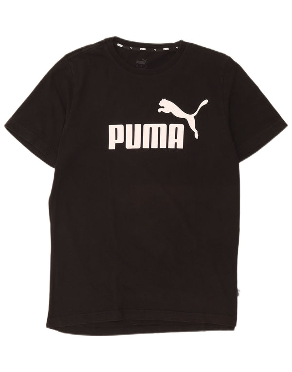 Ανδρικό γραφικό T-Shirt Puma Top Medium Μαύρο