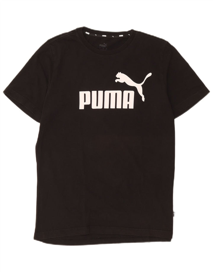 Ανδρικό γραφικό T-Shirt Puma Top Medium Μαύρο