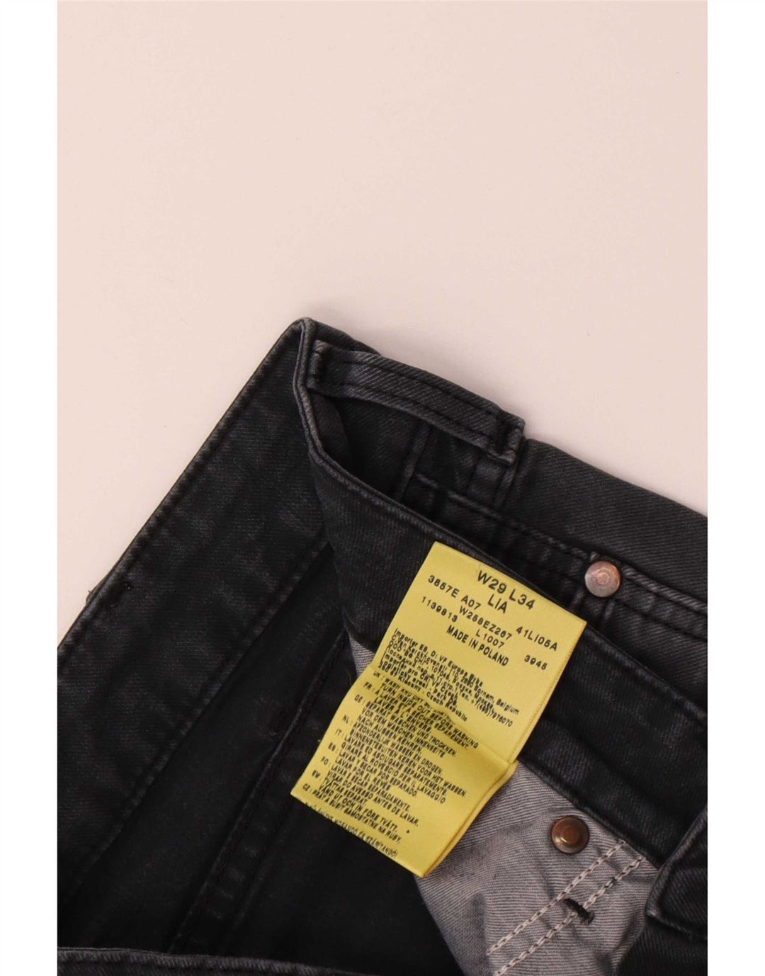Wrangler Womens Lia Slim Jeans W29 L34 Γκρι βαμβακερό