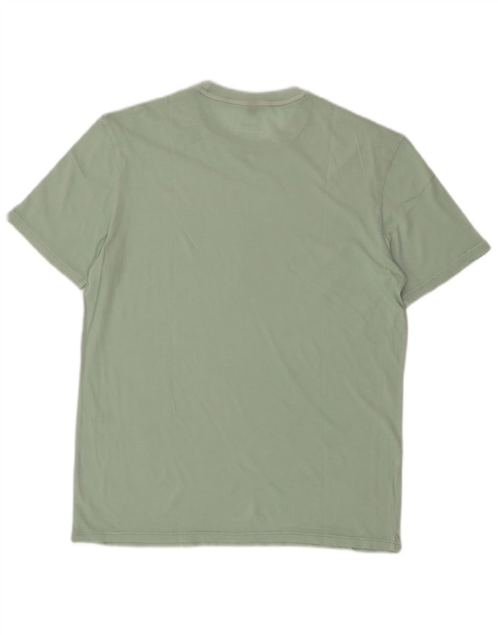 ARMANI JEANS Ανδρικό T-Shirt Top Μικρό πράσινο βαμβακερό