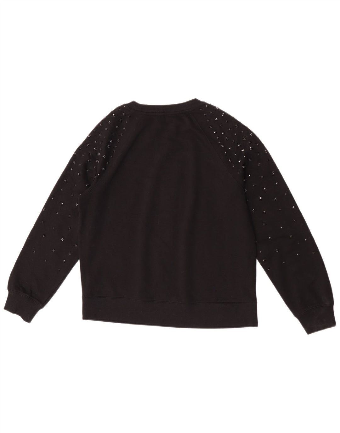 Marks & Spencer Γυναικεία φούτερ μεγάλου μεγέθους Jumper UK 6 XS Μαύρο βαμβακερό