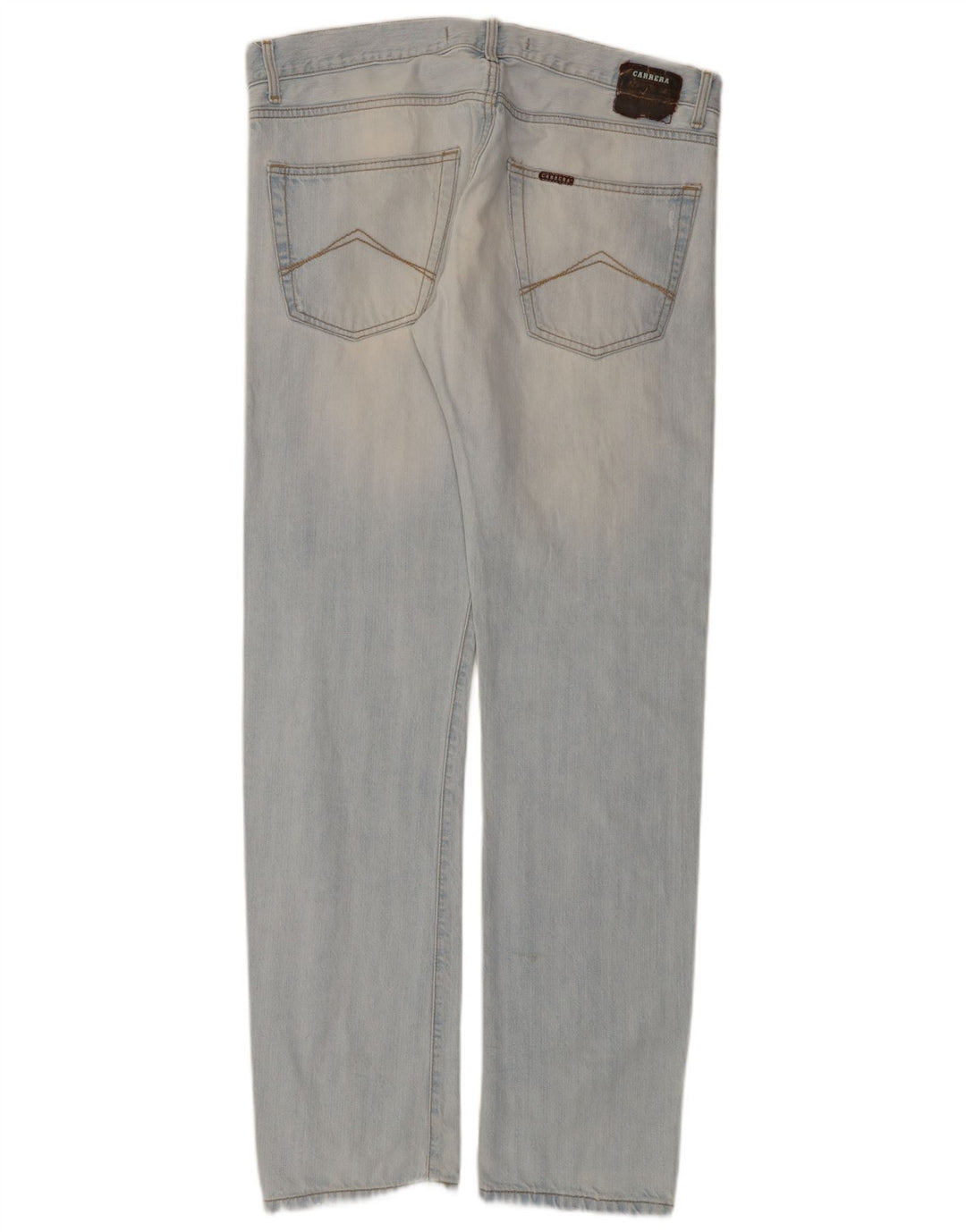 CARRERA Mens 717 Distressed Slim Jeans IT 52 XL W36 L34 Μπλε βαμβακερό