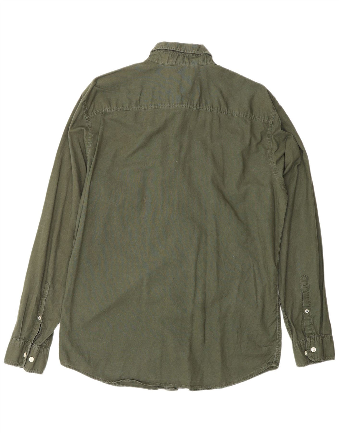 Jack & Jones Ανδρικό πουκάμισο μεγάλο πράσινο βαμβακερό