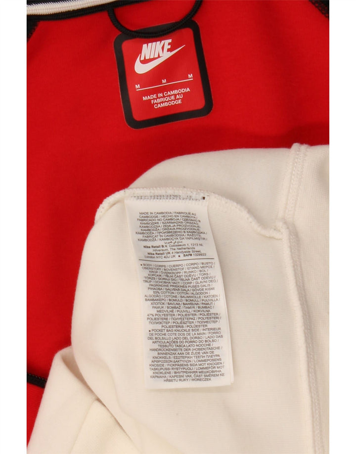 Ανδρικό πουλόβερ Nike με φερμουάρ με κουκούλα μεσαίου χρώματος, βαμβακερό